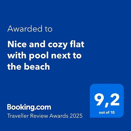 Nice And Cozy Flat With Pool Next To The Beach El Albir Eksteriør billede